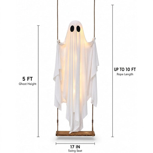 5FT Hanging Swing Ghost