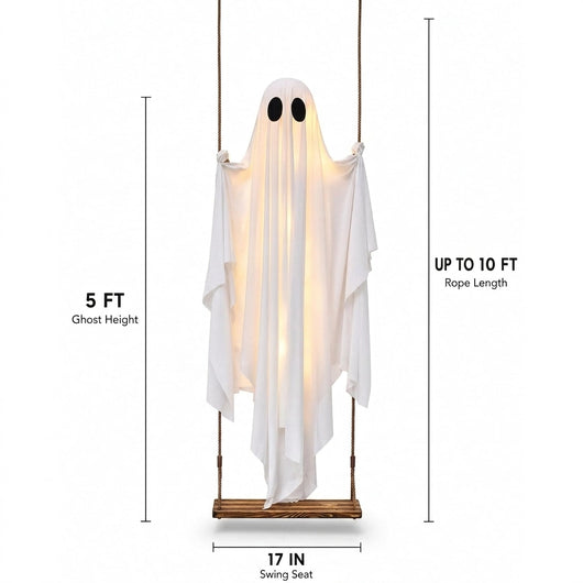 5FT Hanging Swing Ghost